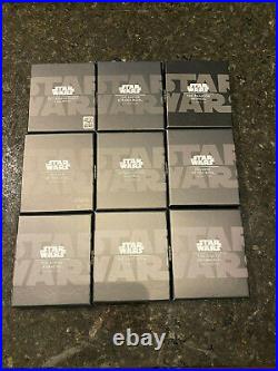 2017-2020 Nz Mint Star Wars Poster Coin Set Of 9 Early Releases Ngc Pf70 Rare