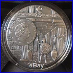2017 2 Oz Silver $5 MINOTAUR Ancient Myths Coin, Niue
