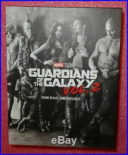 2017 Marvel Guardians Of The Galaxy 1 Kilo Silver Coin Full Color