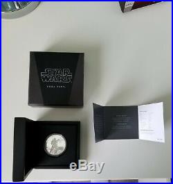 2017 NIUE Star Wars Boba Fett 1oz silver coin