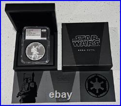 2017 Niue $2 Boba Fett NGC PF70 Ultra Cameo Silver Coin with Original Box + COA 2017 Niue $2 Boba Fett NGC PF70 Ultra Cameo Silver Coin with Original Box + COA