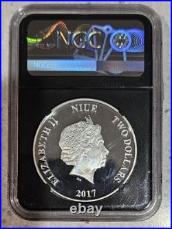 2017 Niue $2 Boba Fett NGC PF70 Ultra Cameo Silver Coin with Original Box + COA 2017 Niue $2 Boba Fett NGC PF70 Ultra Cameo Silver Coin with Original Box + COA