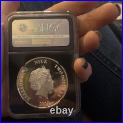 2017 Niue $2 Star Wars Luke Skywalker Silver Coin