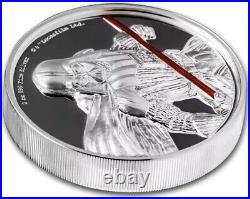 2017 Niue 2 oz Silver $5 Star Wars Darth Vader Ultra High Relief Round Coin