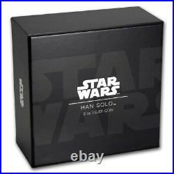 2017 Niue 2 oz Silver $5 Star Wars Han Solo PR-70 PCGS (UHR)