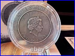 2017 Niue Achilles Demi-God Series 2oz High Relief Silver Coin Mint Of Poland 2017 Niue Achilles Demi-God Series 2oz High Relief Silver Coin Mint Of Poland
