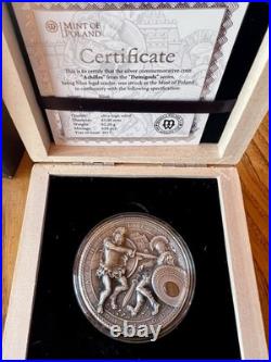 2017 Niue Achilles Demi-God Series 2oz High Relief Silver Coin Mint Of Poland 2017 Niue Achilles Demi-God Series 2oz High Relief Silver Coin Mint Of Poland