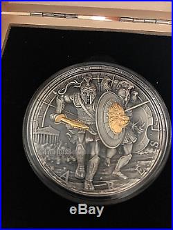 2017 Niue Ares Ultra High Relief Silver Coin Gods Series (1 Of 3)