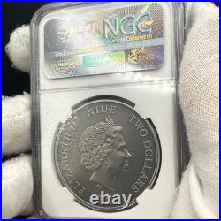 2017 Niue Fine Silver Warriors of History Romans Antiqued Colorized PF70 1 of 2