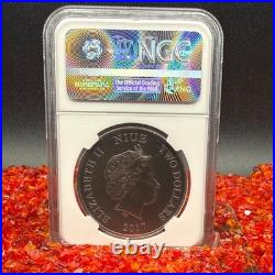 2017 Niue Fine Silver Warriors of History Romans Antiqued Colorized PF70 1 of 2