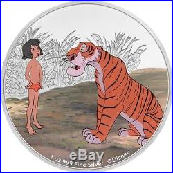 2017 Niue Silver $2 Disney The Jungle Book 50th Anniversary 4-Coin Set RARE