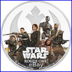 2017 Niue Silver $2 Star Wars Rogue One Rebellion PF70 UC ER NGC Coin