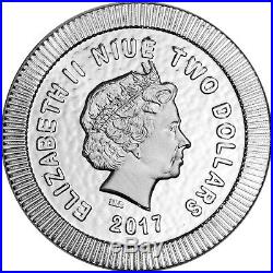 2017 Niue Silver Athena Owl (1 oz) $2 BU Ten 10 Coins