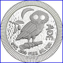 2017 Niue Silver Owl of Athena Stackables 1oz. 999 Silver Coin 10pc