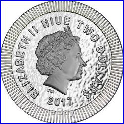 2017 Niue Silver Owl of Athena Stackables 1oz. 999 Silver Coin 5pc