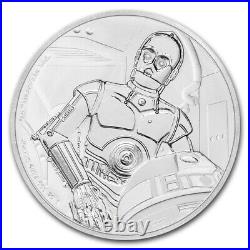2017 Niue Star Wars C-3PO Classic 1 oz. 999 Silver Proof Coin