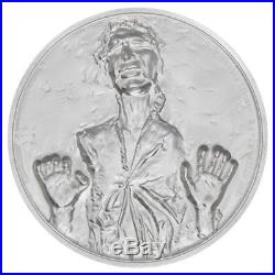 2017 Niue Star Wars Classic -Han Solo UHR 2 oz Silver Proof $5 Coin OGP SKU51915