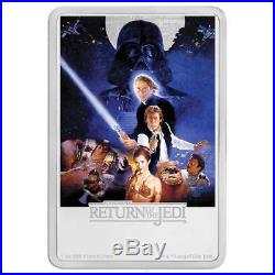 2017 Niue Star Wars Poster Collection Return of the Jedi 1oz Proof Silver Coin