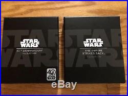2017 STAR WARS AND EMPIRE STRIKES BACK POSTER COINS 1 OZ. SILVER COINS (Set)