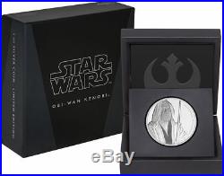 2017 STAR WARS CLASSICS Obi-Wan Kenobi 1oz. SILVER COIN