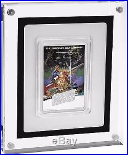 2017 Star Wars Empire Strikes Back Poster Coin 1 Oz. Silver Coin New