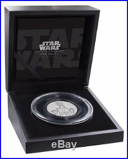 2017 Star Wars Han Solo Ultra High Relief 2 oz Silver Coin 2nd coin