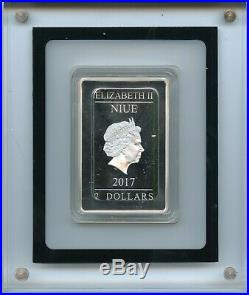 2017 Star Wars New Hope 1 oz Fine Silver $2 Niue OGP Coin 40th Anniversary RY048