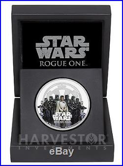 2017 Star Wars Rogue One 2-coin Set Empire & Rebel Alliance All Ogp & Coa
