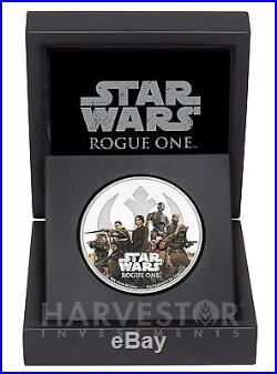 2017 Star Wars Rogue One 2-coin Set Empire & Rebel Alliance All Ogp & Coa