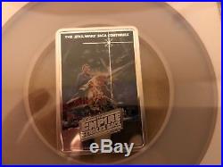 2017 Star Wars The Empire Strikes Back Poster Coin Ngc Pf70 First Releases Uc