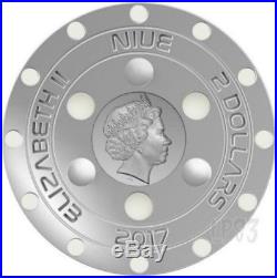 2017 UFO ROSWELL INCIDENT 70th Anniversary Silver Coin