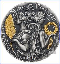2018 2 Oz Silver $5 VICTORIA AND NIKE Strong & Beautiful Goddesses Coin 500 Mint