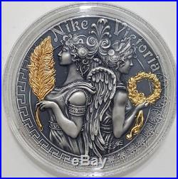 2018 2 Oz Silver $5 VICTORIA AND NIKE Strong and Beautiful Goddesses Coin
