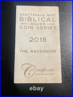 2018 2 oz. 999 Silver Coin The Ascension Biblical Series