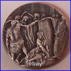 2018 2 oz Jesus Scourged Biblical Series Silver Coin Scottsdale Mint