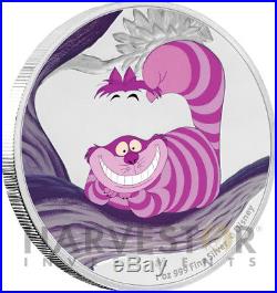 2018 Disney Alice In Wonderland Four Coin Collection 4 X 1 Oz. Silver Coins