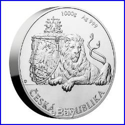 2018 Niue 1 kilo Silver Czech Lion BU SKU#161577