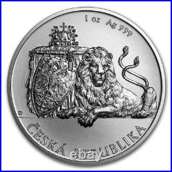 2018 Niue 1 oz Silver Czech Lion BU