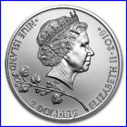 2018 Niue 1 oz Silver Czech Lion BU