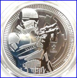 2018 Niue $2 DISNEY Star Wars STORMTROOPER 1 Oz Silver PCGS MS70 FDOI 2018 Niue $2 DISNEY Star Wars STORMTROOPER 1 Oz Silver PCGS MS70 FDOI