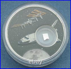 2018 Niue $2 Space Shuttle Space-flown Insulation 1 oz. 999 Silver CoinJewels