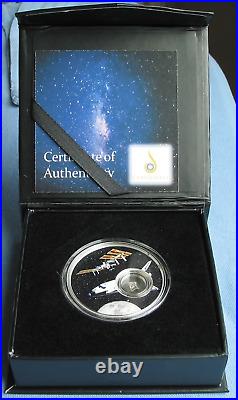 2018 Niue $2 Space Shuttle Space-flown Insulation 1 oz. 999 Silver CoinJewels