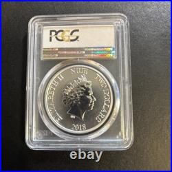 2018 Niue $2 Star Wars Stormtrooper 1 Oz Silver Pcgs Ms69 First Day Of Issue
