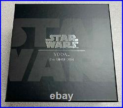 2018 Niue $5 Star Wars Yoda Ultra High Relief 2 oz. 999 Silver Proof Coin in Box