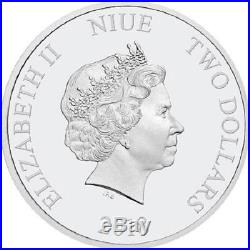 2018 Niue Alice In Wonderland 4 X 1oz Silver Coin Set