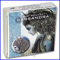 2018 Niue Dark Beauties Cassandra 50 gram Silver. 999 Coin Only 500 Minted