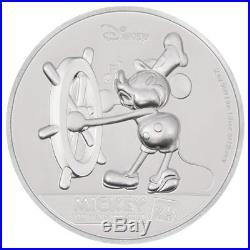 2018 Niue Mickey Mouse 90th Ultra High Relief 2 oz Silver Proof $5 Coin SKU54549