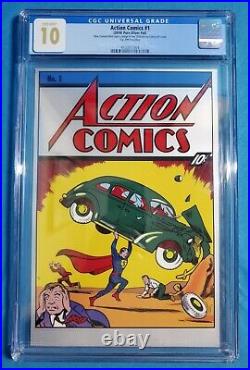 2018 Niue New Zealand Mint Action Comics #1 35 gram SILVER Foil DC CGC 10