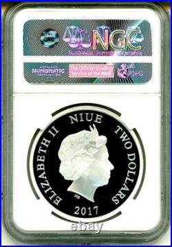 2018 Niue S$2 Disney Pixar Toy Story Woody First Release NGC PF70 UC Box COA OGP