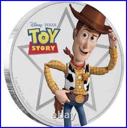 2018 Niue S$2 Disney Pixar Toy Story Woody First Release NGC PF70 UC Box COA OGP